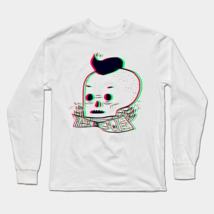 Hair skull Long Sleeve T-Shirt